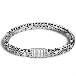 John Hardy Classic Sterling Silver Rope chain bracelet